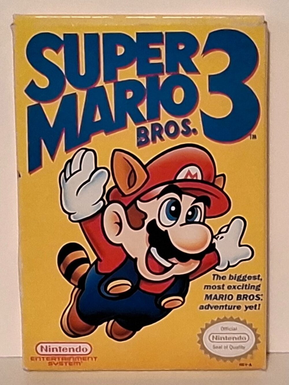 Nintendo, NES 1990 Super Mario Bros. 3 Complete In Yellow Box